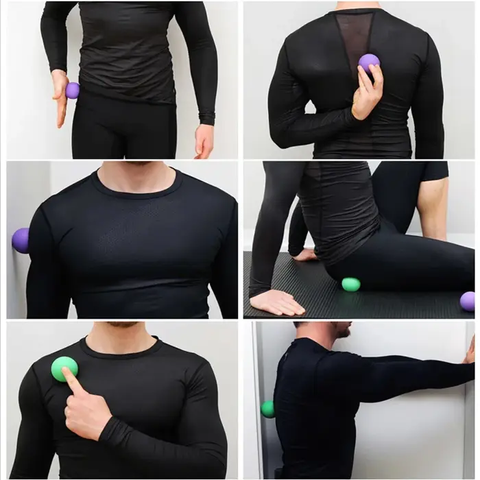Ballon de massage en caoutchouc pour fascia