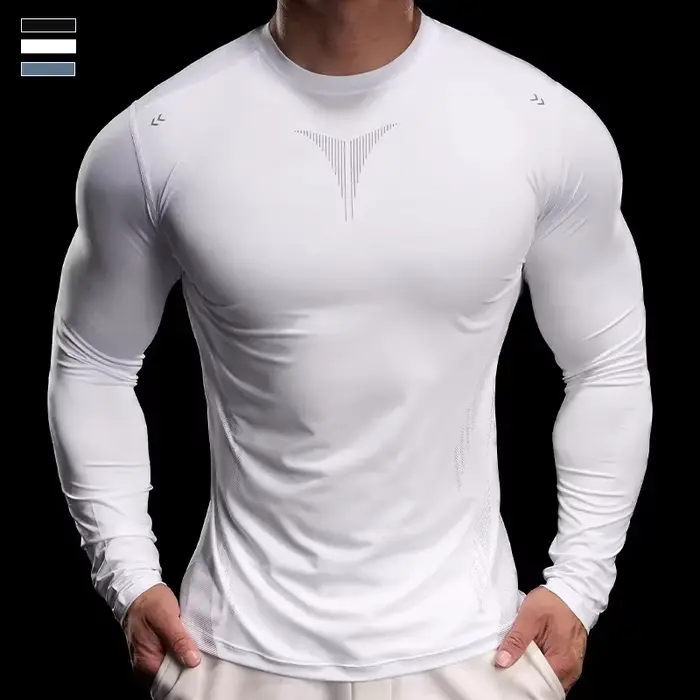 Collants de sport à manches longues pour la course à pied et l'entraînement