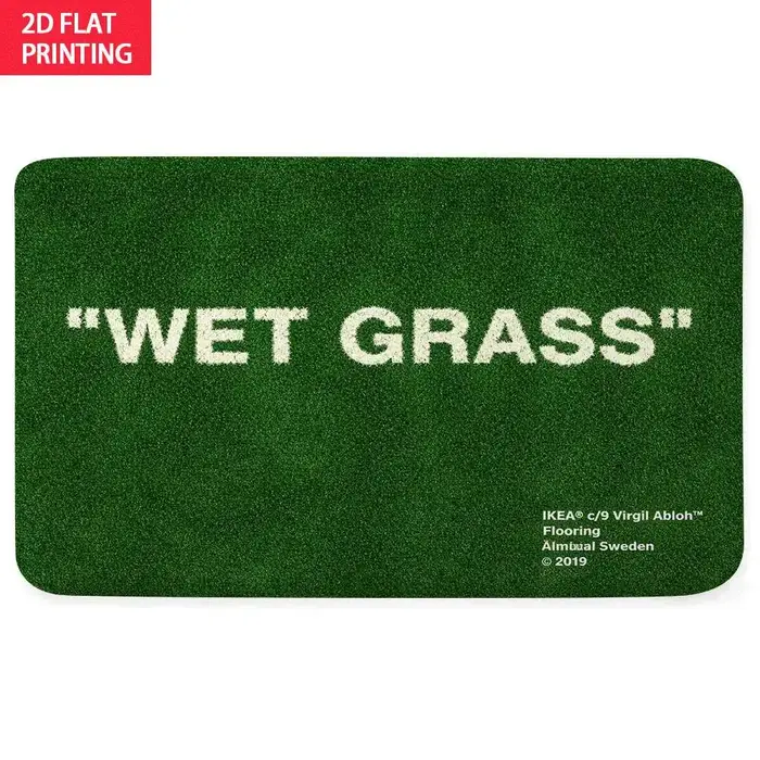 VIKAMA Tapis vert WET GRASS
