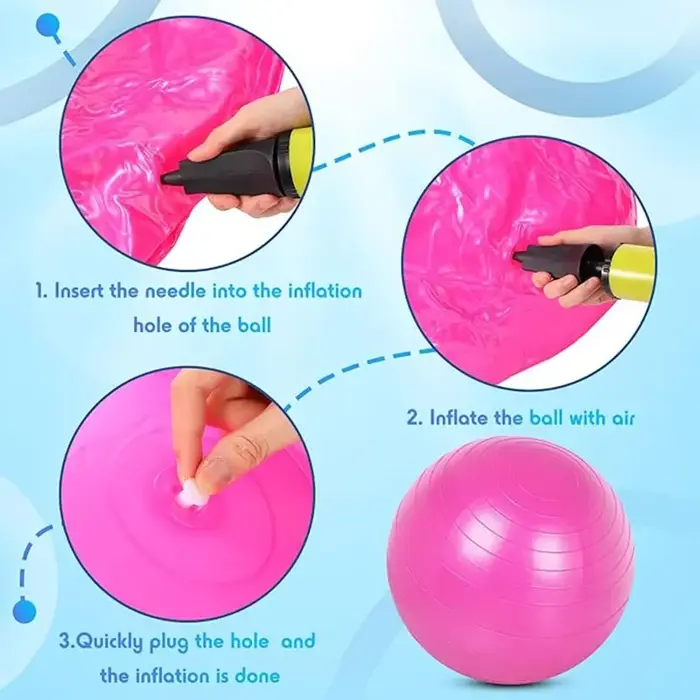 Grande balle de yoga gonflable