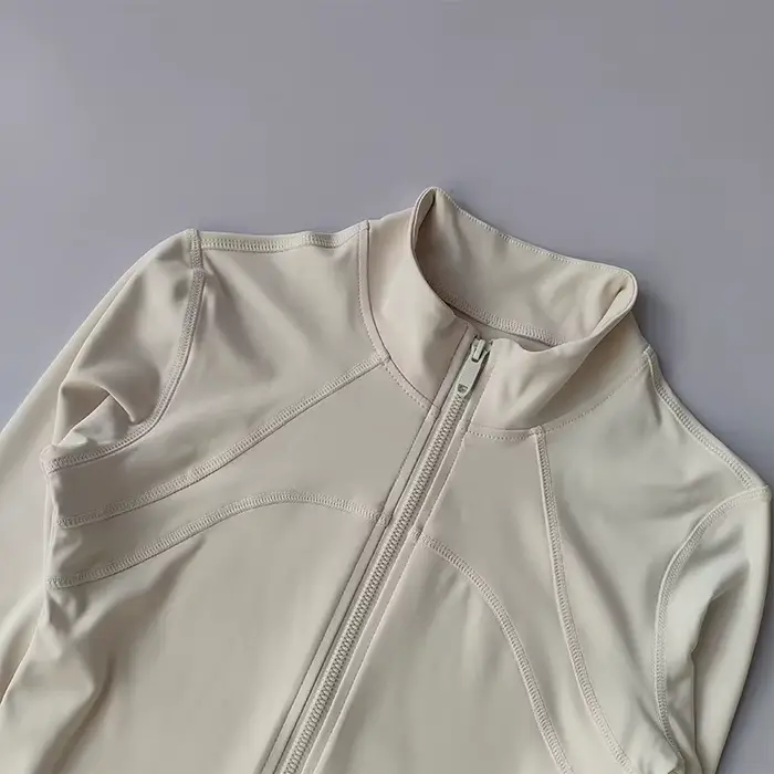 Vestes de sport pour femmes, veste de sport à manches longues à séchage rapide, manteau d'entraîneme