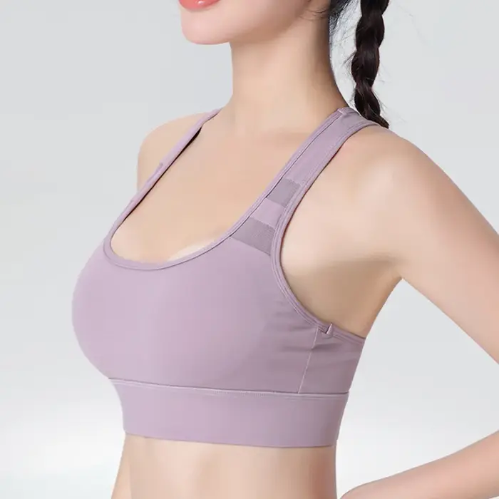 Soutien-gorge de sport, antichoc, haute résistance, course à pied, fitness, soutien-gorge de yoga, b