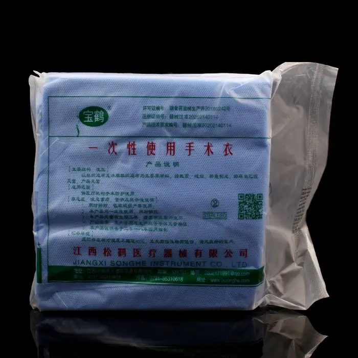 Vêtements chirurgicaux stériles jetables à usage médical