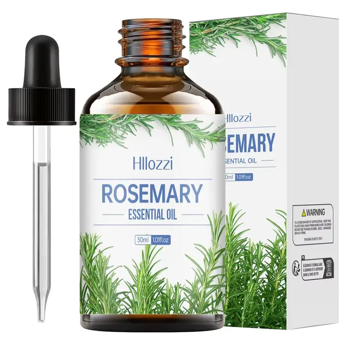 Huile essentielle de romarin, soins capillaires, massage du cuir chevelu, soins de la peau, huile es
