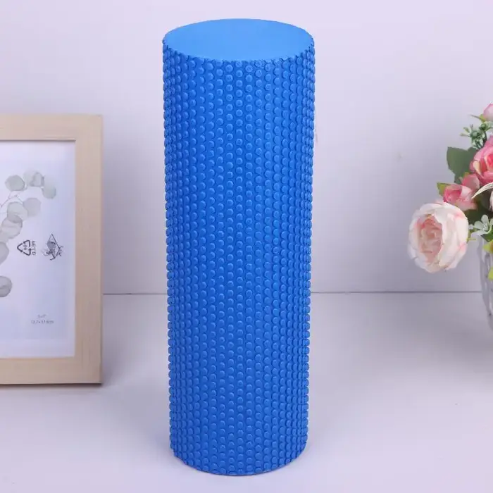 Rouleau de yoga rond en mousse EVA pour exercices de Pilates, entraînements à domicile améliorés, di