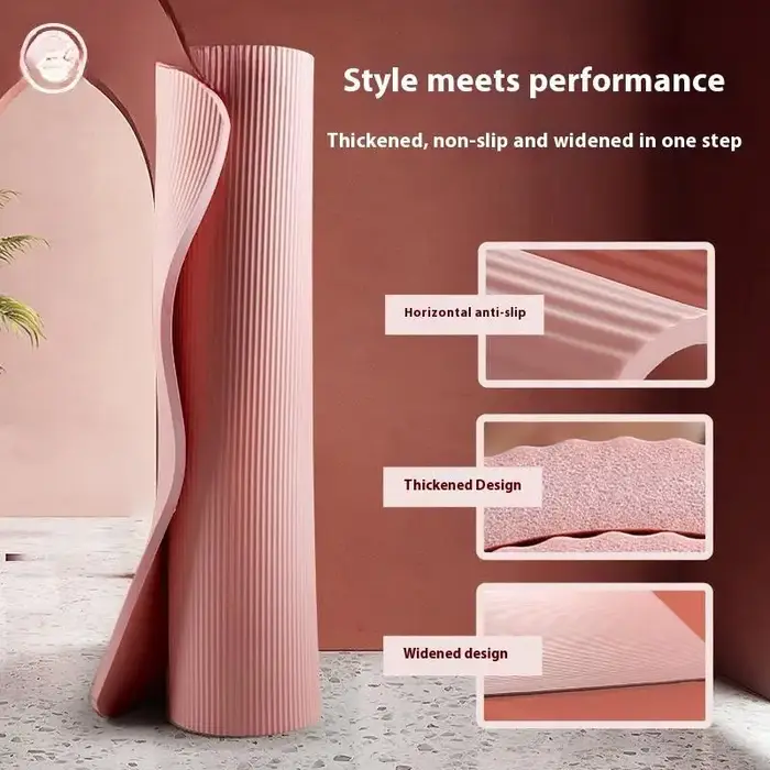 Tapis de Yoga antidérapant haute densité de 10MM d'épaisseur