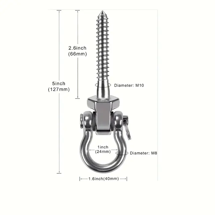 Outils crochet de balançoire robuste hamac de Yoga crochet de sac de sable accessoires de chaise sus