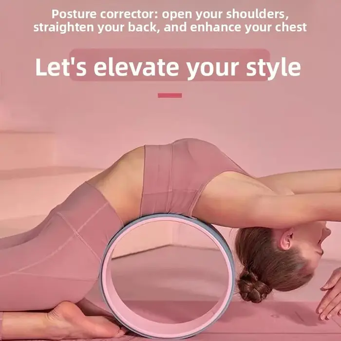 Roue de yoga pour l'ouverture du dos
