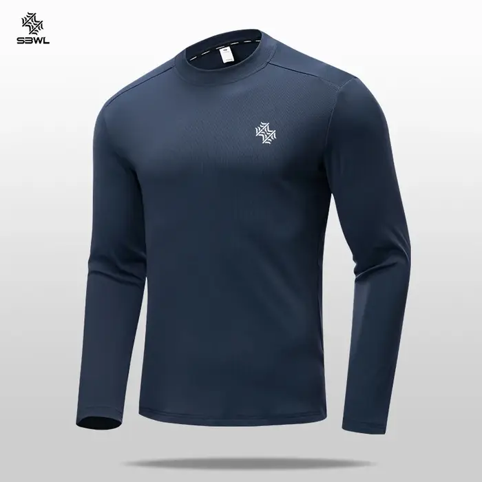 SBWL automne et hiver sports de plein air de haute qualité chaud à l'intérieur avec élastique à manches longues T-shirt