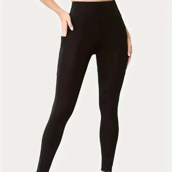 Leggings de yoga de poche pour femmes, taille haute, levage des hanches, sports et fitness, directem