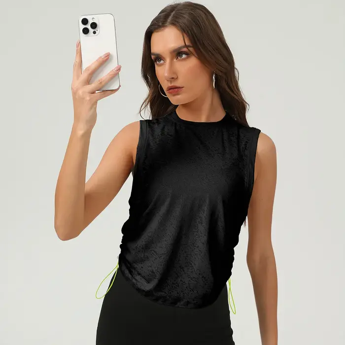 Chemise de Yoga sans manches pour femmes