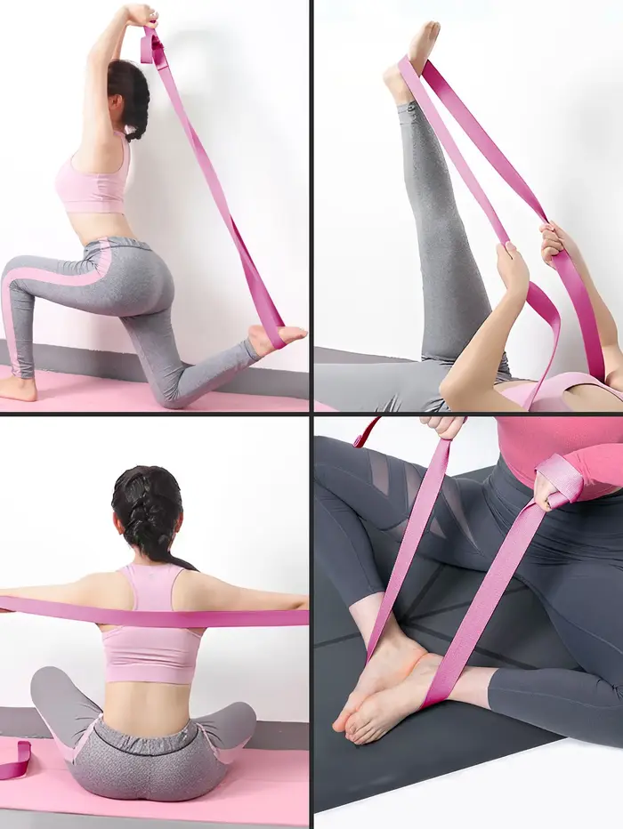 Sangle de Yoga/Stretching avec fermeture supplémentaire sécurisée