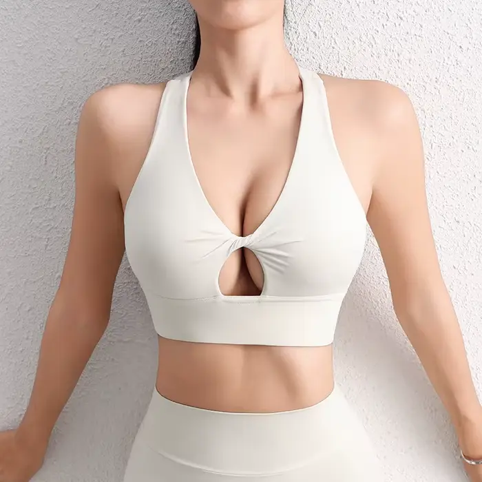SOISOU Nylon Yoga haut court soutien-gorge pour femmes gymnastique Sport soutien-gorge le plus sexy