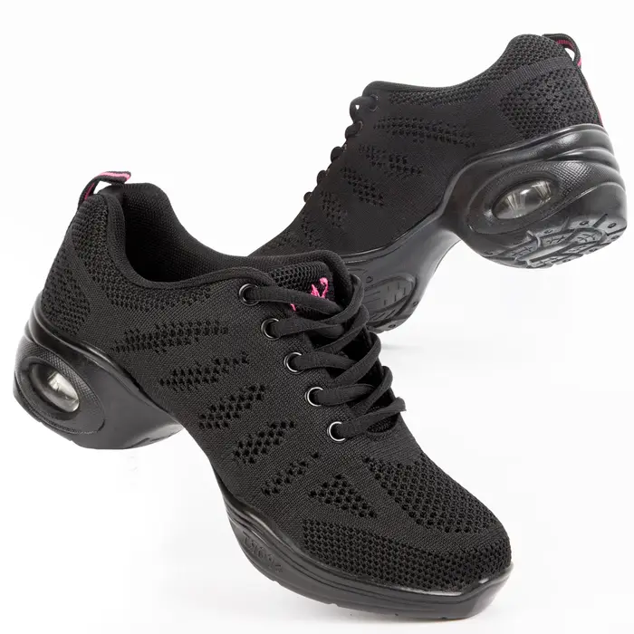 Baskets de danse respirantes pour femmes, avec semelle fendue et coussin d'air, chaussures de marche