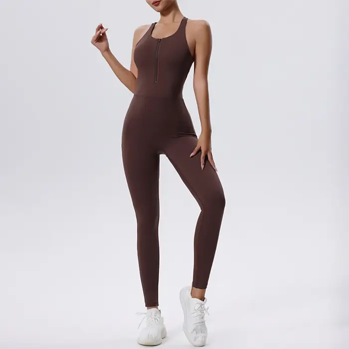 Combinaison de yoga dos nu sexy pour femmes, combinaisons de batterie d'entraînement sportif, barbot