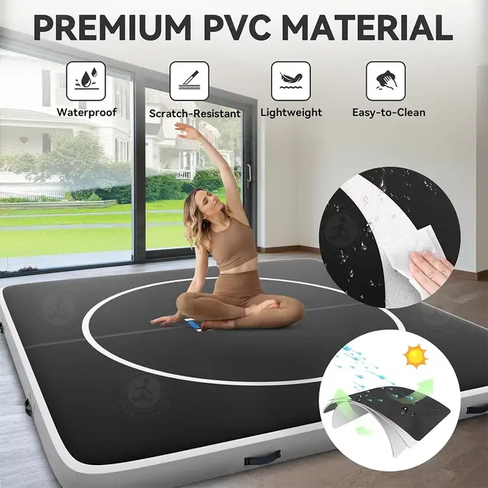 Tapis d'entraînement de gymnastique portable
