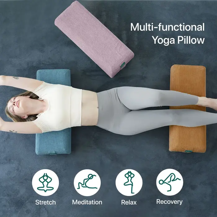 Oreiller de traversin de yoga