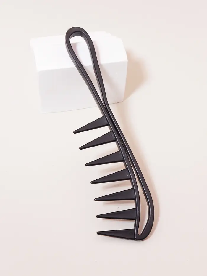 Grand peigne à cheveux à dents larges, peigne d'épilation Shun, adapté aux cheveux secs et humides,