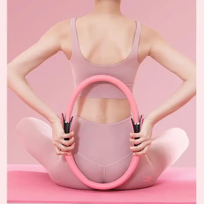 Yoga Pilates anneau cercle magique femmes résistance entraînement à domicile dos jambes minces façonnage post-partum
