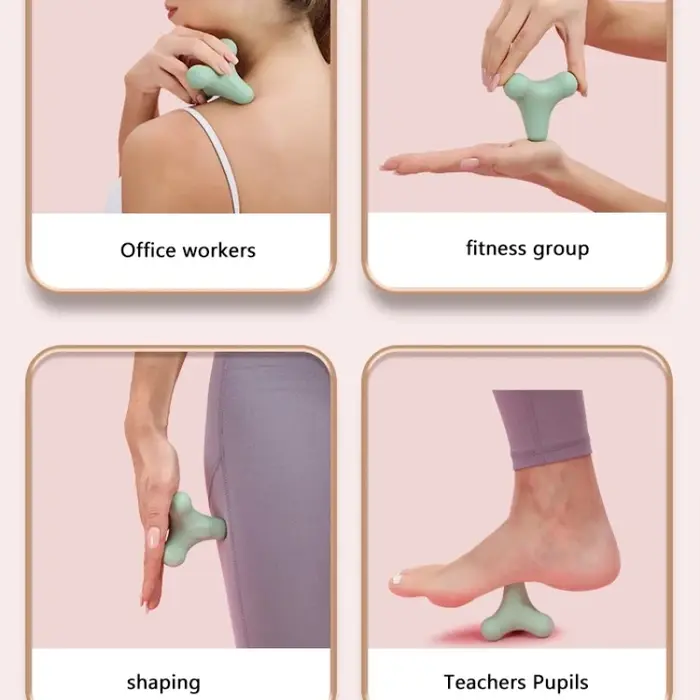 Balle de massage fascia à quatre coins pour plantaires
