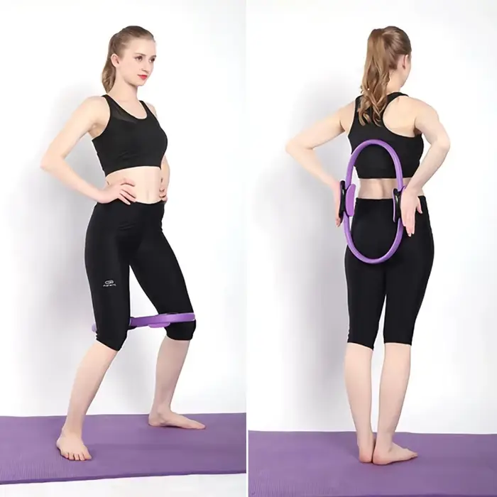 Cercle de Pilates Magique 38 cm pour Femmes – Équipement de Fitness à Domicile pour la Perte de Poids