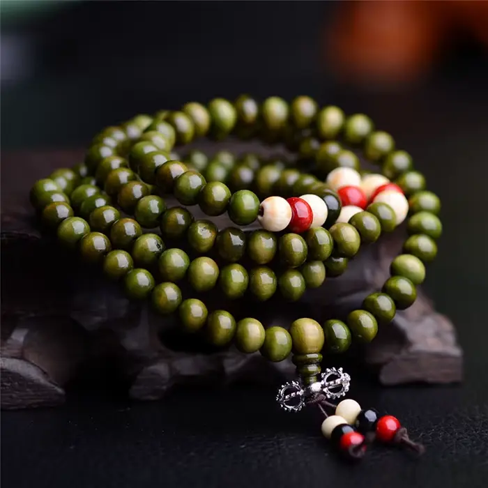 Bracelets de prière Mala bouddhistes pour hommes et femmes