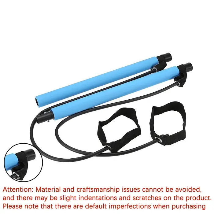 Barre de Pilates multifonctionnelle avec corde de tension d'expansion thoracique de yoga