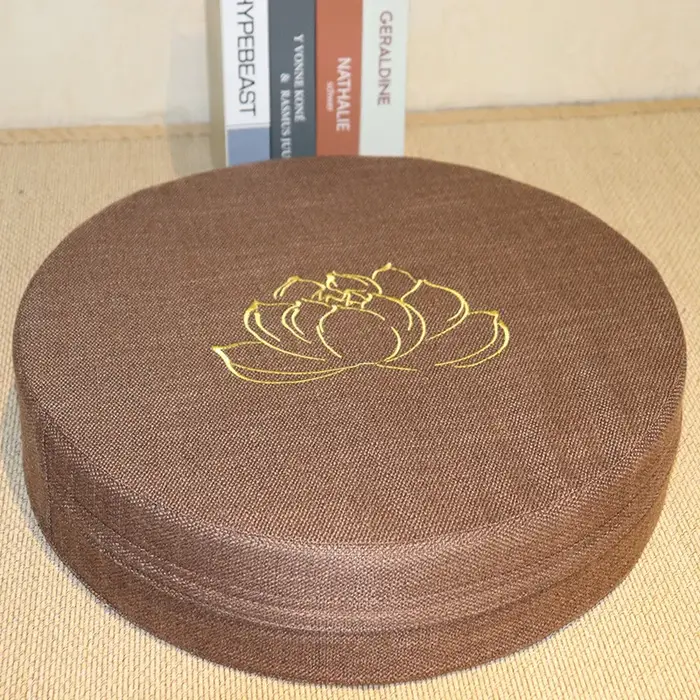 Coussin en lin pour Yoga et méditation