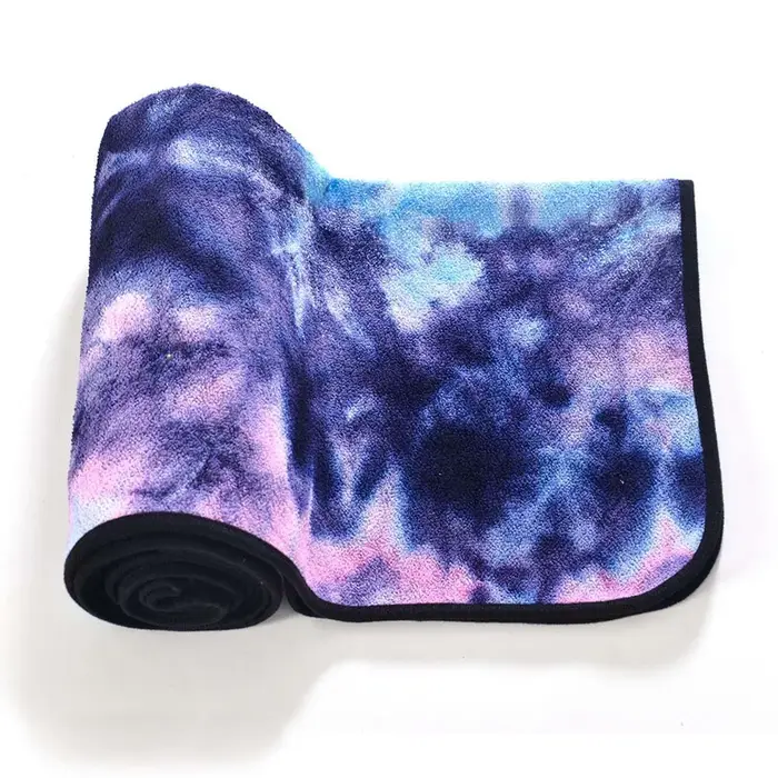 Tapis de Yoga antidérapant pliable en microfibre