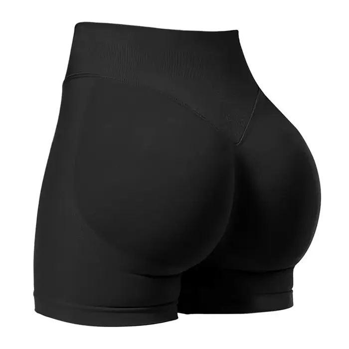 Short de yoga fitness haute élasticité pour le levage des hanches