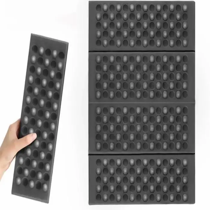 Tapis de massage nid d'abeille pliable en 4 parties en XPE