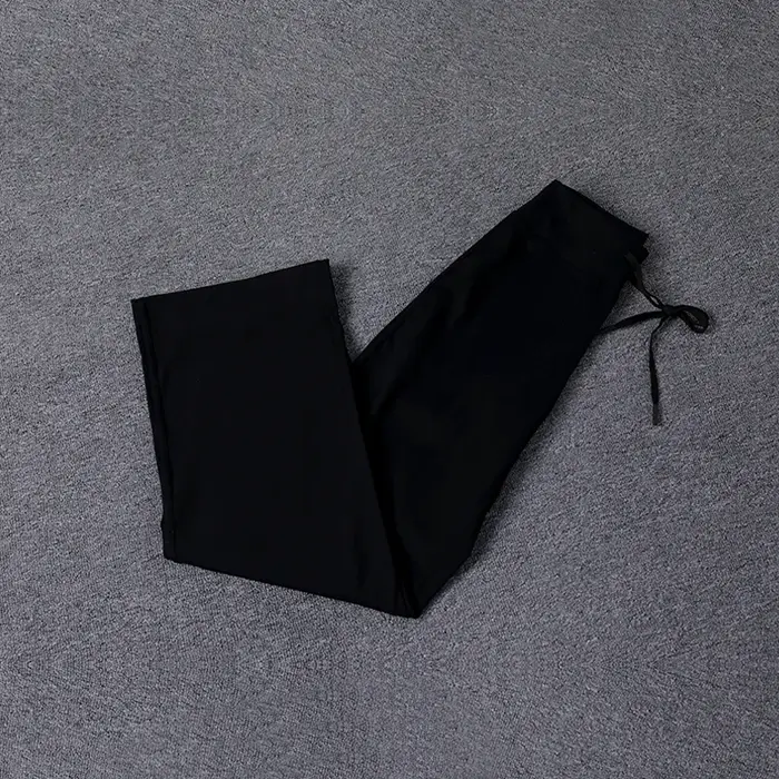 Pantalon de Yoga ample taille haute pour femmes, haute qualité, jambes droites, respectueux de la pe