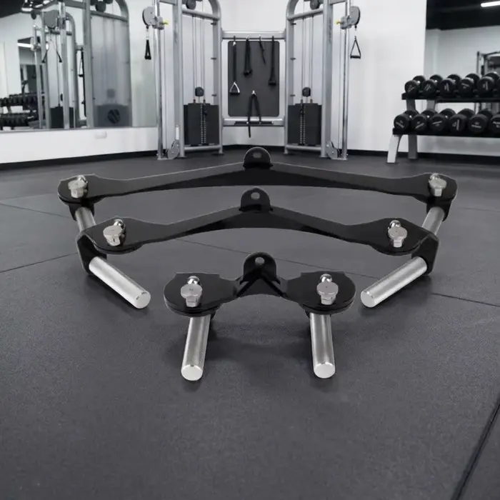 Poignée de traction réglable pour poulie de gym