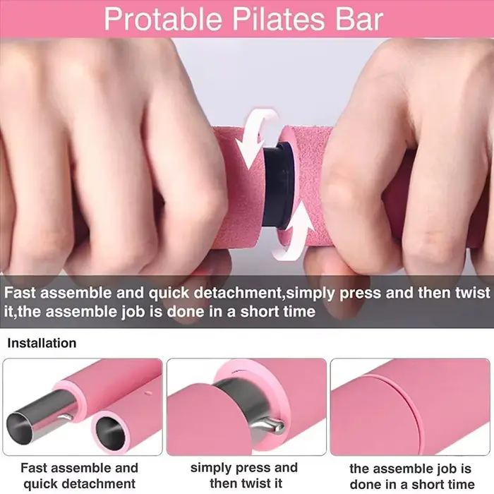Kit de Pilates avec bandes de résistance