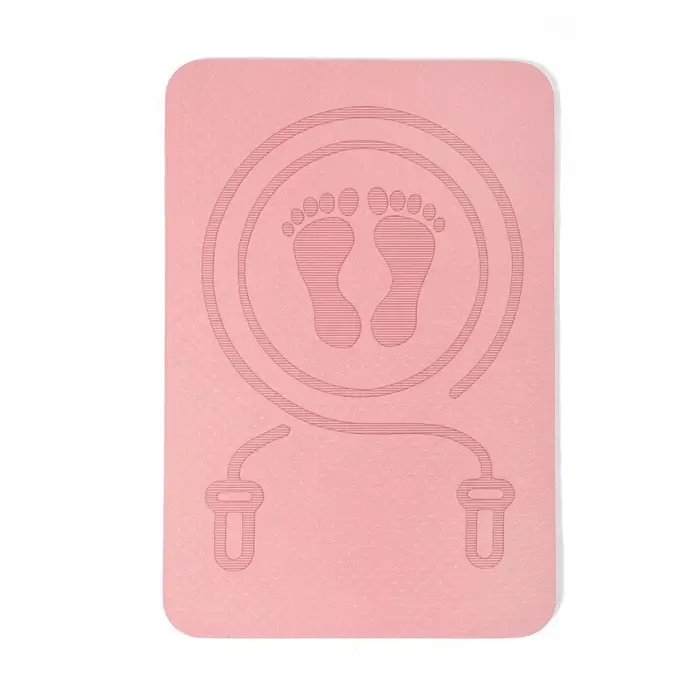 Tapis de Fitness Anti-bruit tapis de corde à sauter tapis de Fitness de Yoga TPE antidérapant avec l
