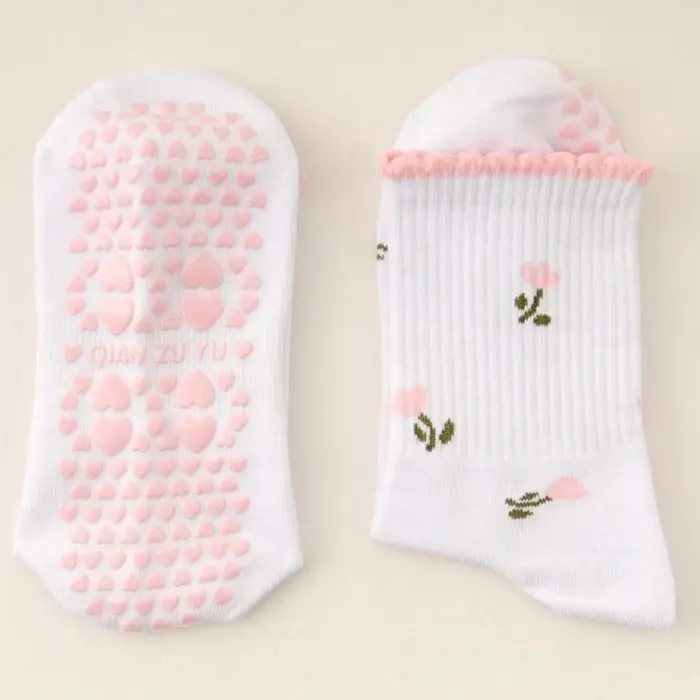 1/2/3/4/paires de chaussettes Pilates pour femmes