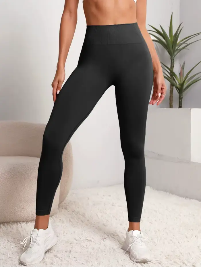 Leggings de sport sans couture pour femmes, taille haute, push-up, yoga, vêtements de sport
