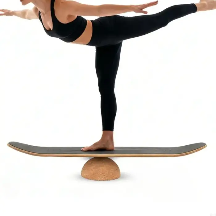 Ballon Pilates en liège 15 ballon d'exercice 6 pouces, ballon gymnastique pour le Yoga, le Pilates,