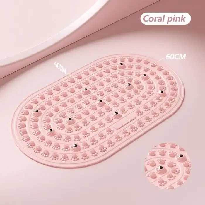 Tapis de massage des pieds par réflexologie et acupression, antidérapant et durable, pour la maison et le yoga.