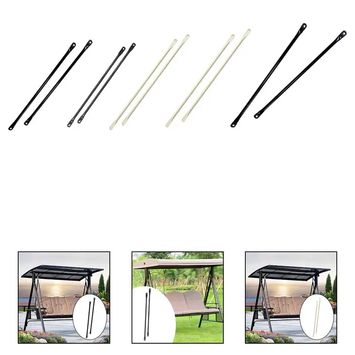 2 pièces balançoire tiges de remplacement accessoire