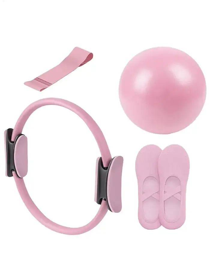 Ensemble de ballon et d'anneau de Pilates