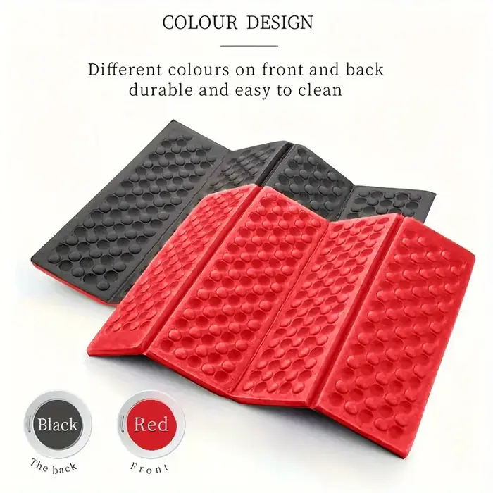 Tapis de massage nid d'abeille pliable en 4 parties en XPE