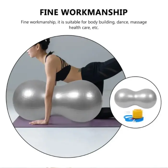 Ballon de yoga anti-explosion épaissi en PVC avec pompe