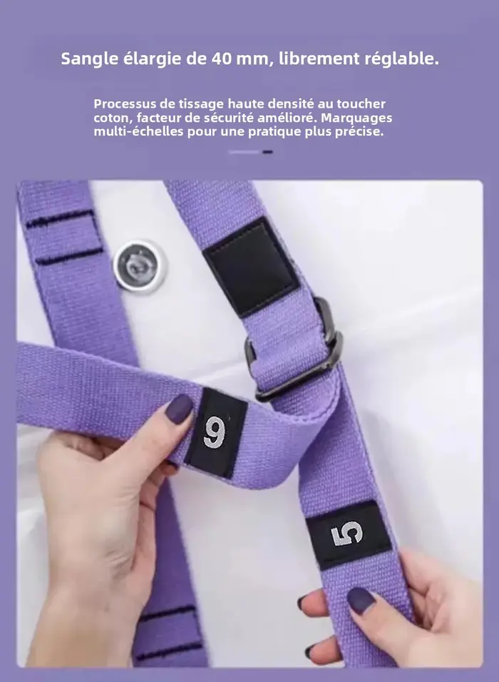 Sangle aérienne élastique à forte capacité de charge