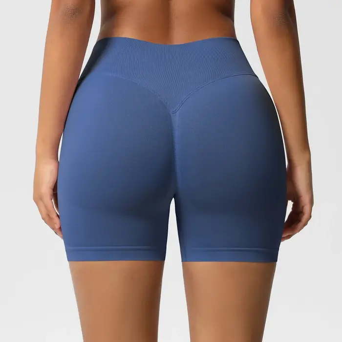 Short de sport taille haute pour femmes, short slim respirant et confortable, short de sport, vêteme