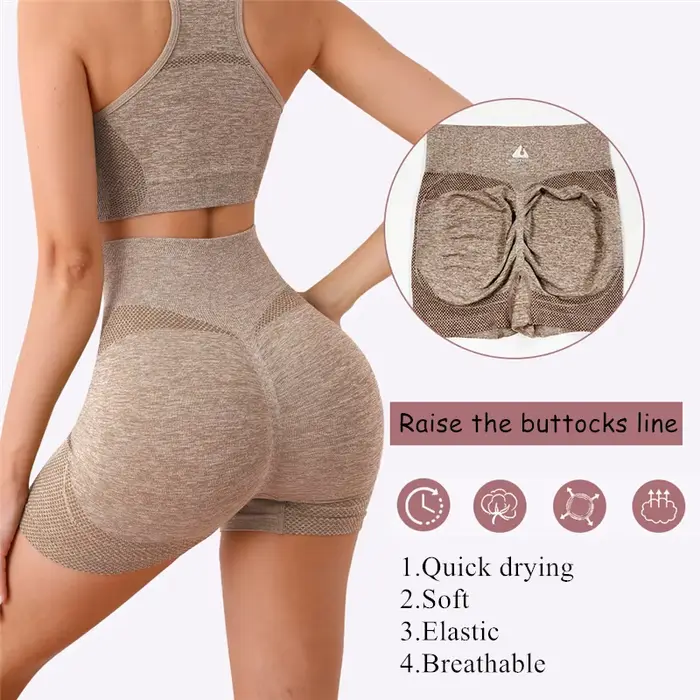 Ensemble de Yoga 2 pièces sans couture pour femmes, vêtements d'entraînement, de gymnastique, Fitnes