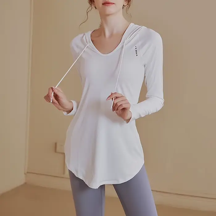 Vêtements de Yoga haut de sport chemise ample décontractée pour femmes