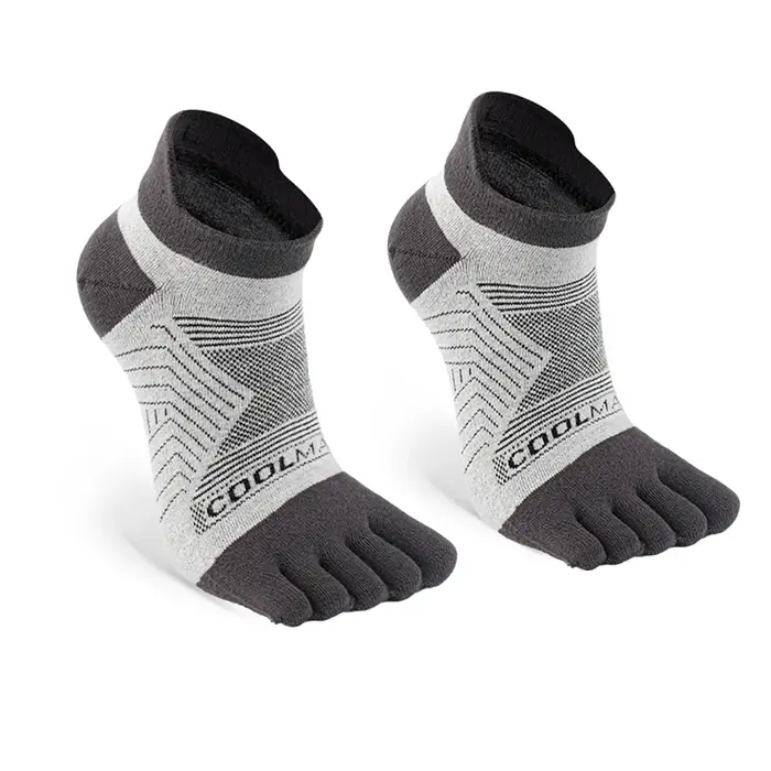 Chaussettes de sport respirantes fines à cinq doigts