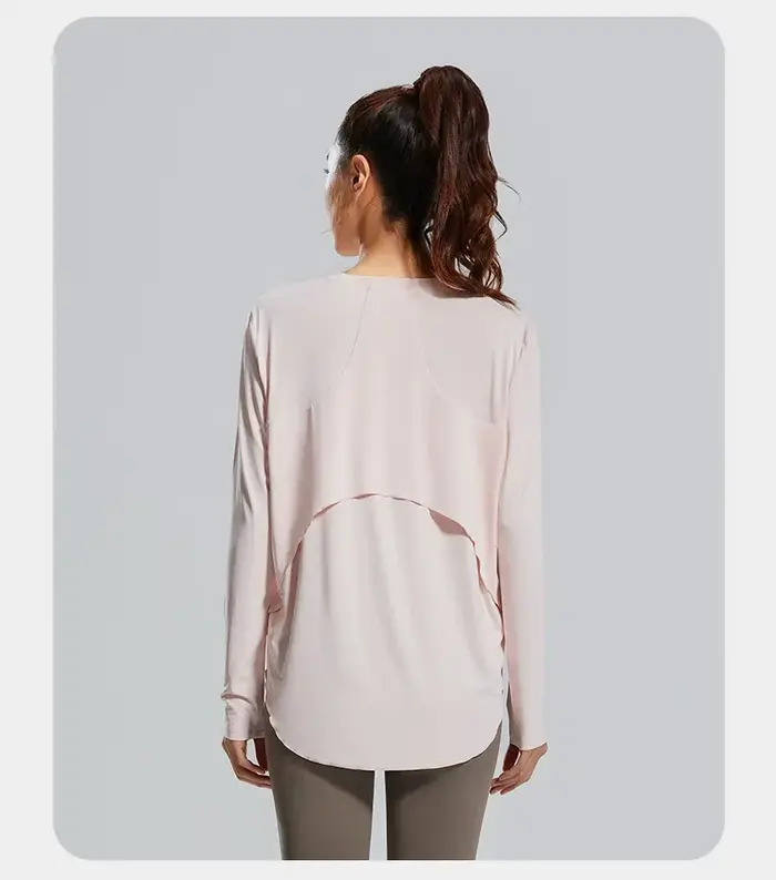 STOUREG – couverture de Yoga, vêtements de sport respirants, chemise de Fitness ample, hauts d'entra