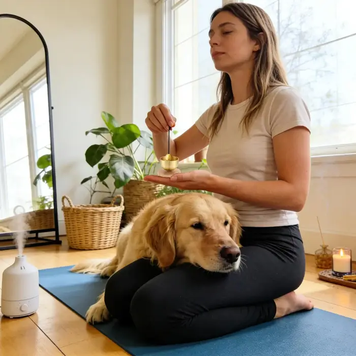 Ensemble de bols chantants pour méditation